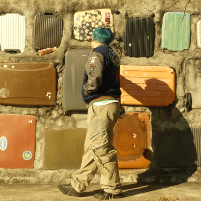 Hesitant Blue Front Cover