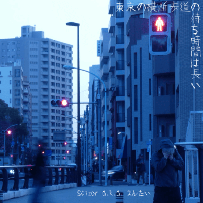 The waiting time for the crosswalk in Tokyo is long Front Cover