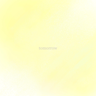 tomorrowのジャケット写真