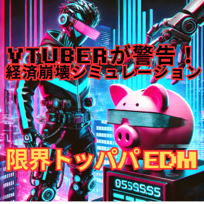 VTuber Warning! Economic Collapse Simulation - Limit Break EDM Front Cover