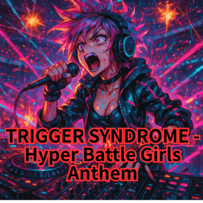 TRIGGER SYNDROME - Hyper Battle Girls Anthem Front Cover