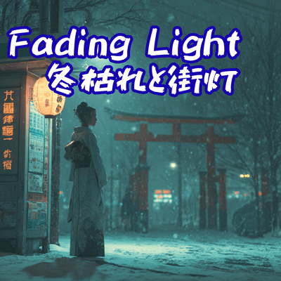 Fading LightWinter Withered Streets & Streetlamp Front Cover