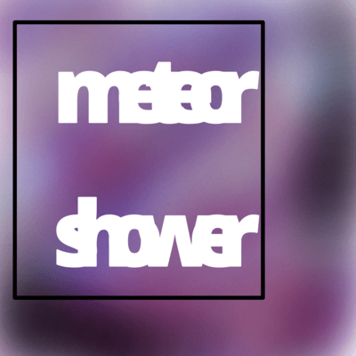 meteor shower (feat. 知声)のジャケット写真