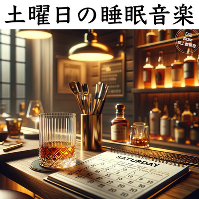 Saturday sleep music Weekly night routine Stylish jazz piano evening drink BGM for night work BGM for studying concentration Front Cover