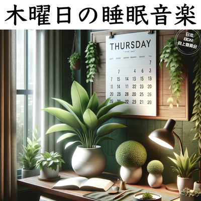 Thursday Sleep Music Weekly Night Routine Healing Sleep Guitar Relaxation Healing Deep Sleep Night Work Meditation BGM Front Cover