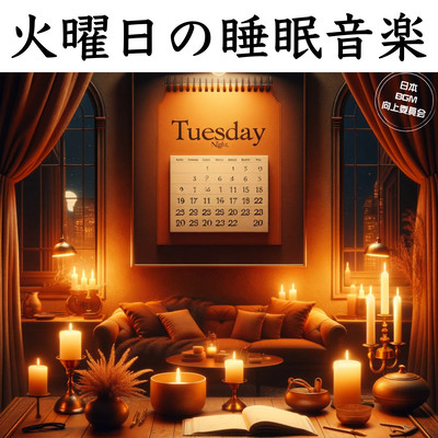 Tuesday's Sleep Music Weekly Night Routine Healing Sleep Guitar Relaxing Healing Deep Sleep Night Work Meditation BGM Front Cover