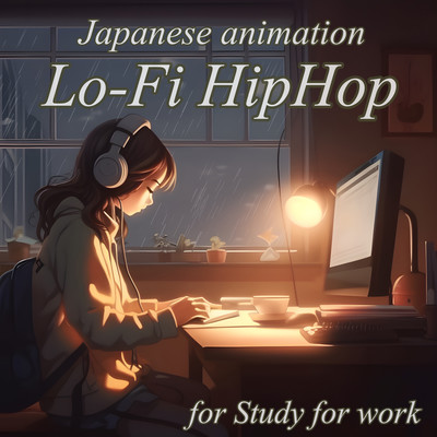 Japanese animation Lo-Fi HipHop for Study for Work Front Cover