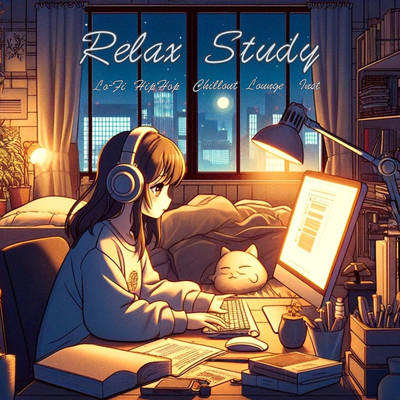 Relax Study Lo-Fi HipHop Chillout Lounge Inst Front Cover