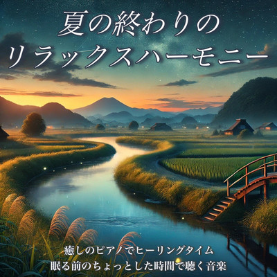 Relaxing harmony at the end of summer.Healing time with a soothing piano.Music to listen to for a little while before going to bed.Also for concentrating on work and meditation. Front Cover