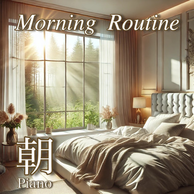Morning Routine 朝ピアノ 爽やかな朝を迎えるためにリラックスできるヒーリングピアノINST 作業用BGMのジャケット写真