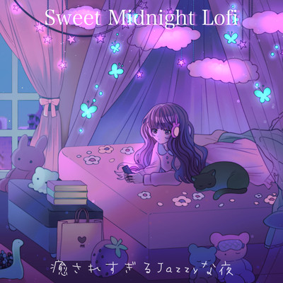 Sweet Midnight Lofi A soothing jazzy night Lo-Fi HipHop INST Lounge For night work Front Cover
