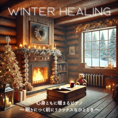WINTER HEALING Piano that warms both mind and body - A moment of relaxation before going to sleep - For sleep, for healing, for meditation Front Cover