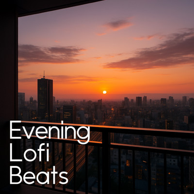 Evening Lofi Beats for Working, Studying, and Nighttime Routine Front Cover