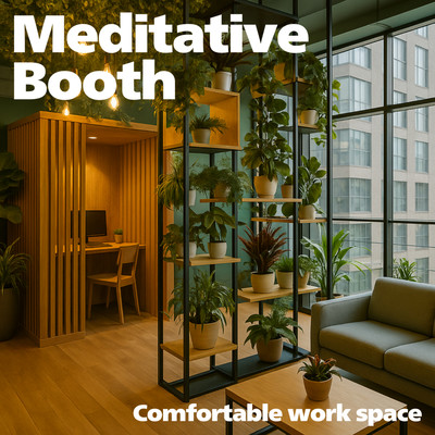 Meditative Booth - Cozy Workspace Front Cover