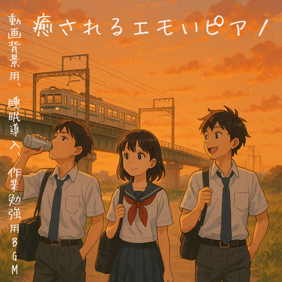 癒される エモいピアノ 動画背景用 睡眠導入 作業勉強用BGMのジャケット写真