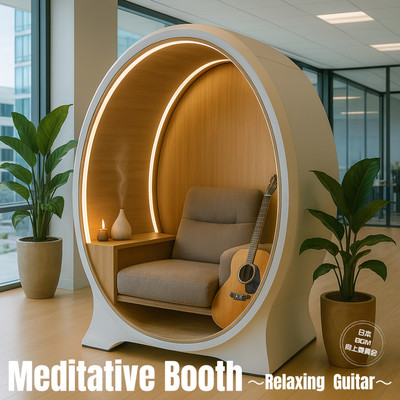 Meditative Booth - Relaxing Guitar for Mindfulness and Tranquility Front Cover