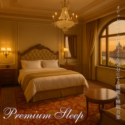 Premium Sleep: Elegant Sleep Music that Makes You Feel Like You're in a Chic Hotel - Deep Sleep, Sound Sleep, Night Routine Front Cover