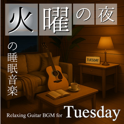 Relaxing Guitar Sleep Music for Tuesday Night BGM Front Cover