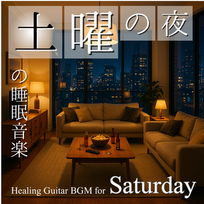 Sleeping Music for Saturday Night: Healing Guitar BGM Front Cover