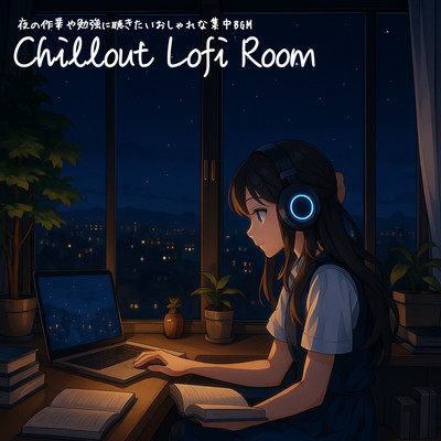 Chillout Lofi Room Stylish Focus BGM for Nighttime Work and Study Front Cover