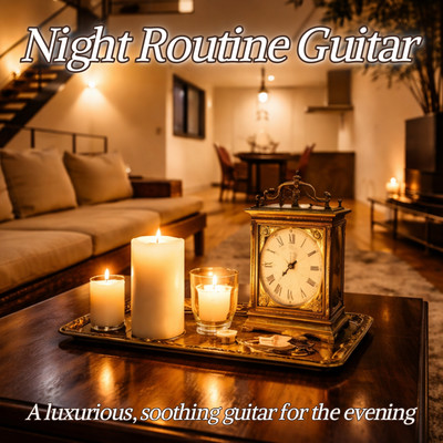 Night Routine Guitar -A luxurious, soothing guitar for the evening- Front Cover