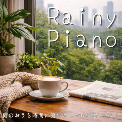 Stylish Soothing BGM for Rainy Home Time - Rainy Piano Front Cover