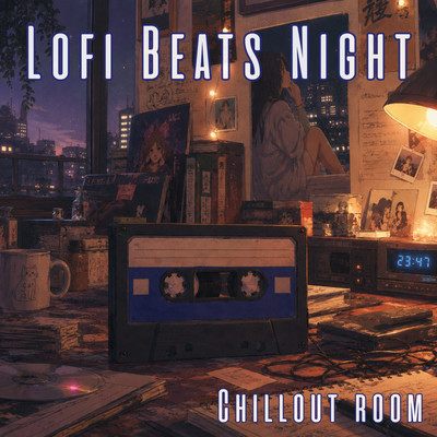 Lofi Beats Night - Chillout Room Front Cover