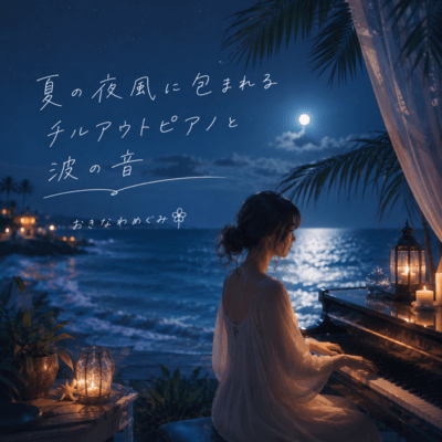 Chill-out piano music and the sound of waves enveloped in a summer night breeze. Front Cover