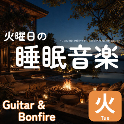 Tuesday's Sleep Music: Soothing Guitar and Campfire ASMR BGM to Help You Sleep Soundly and Recover from the Day's Fatigue Front Cover