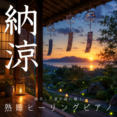 Deep Sleep Healing Piano for Restless Summer Nights - Summer Cooling Front Cover