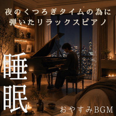 Relaxing Piano Music for Nighttime Relaxation, Goodnight BGM for Sleep Front Cover