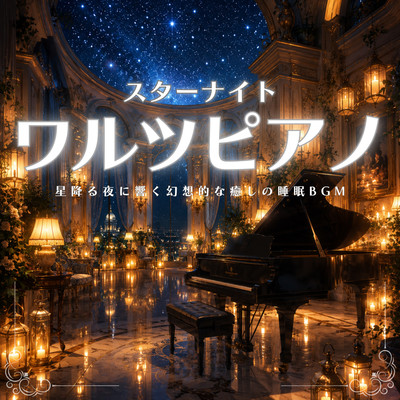 Star Night Waltz Piano - Enchanting and Soothing Sleep Music, Echoing on a Starry Night Front Cover