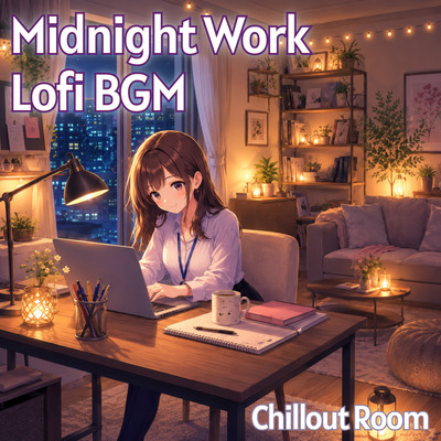 Midnight Work Lofi BGM -Chillout Beats- Front Cover