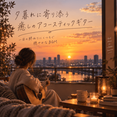 Healing Acoustic Guitar for Twilight - Gentle Background Music to Unwind at the End of the Day Front Cover