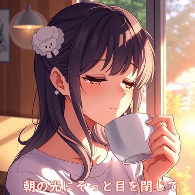 朝の光にそっと目を閉じてのジャケット写真