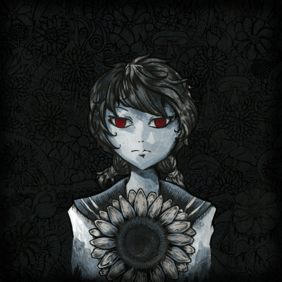 Flowers blooming in the ruined city Front Cover