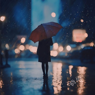 Shower in a winter night Front Cover