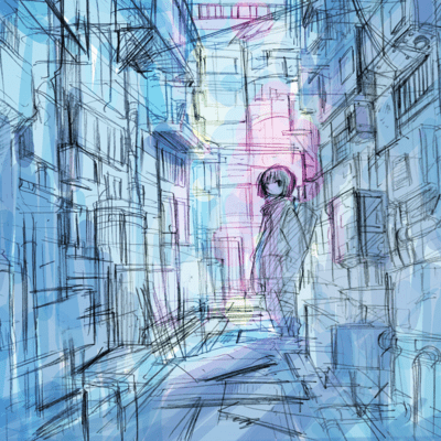 livingdead outworld (feat. HATSUNE MIKU) Front Cover