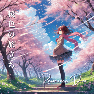 Sakura-iro Tabidachi (Cherry Color Departure) Front Cover