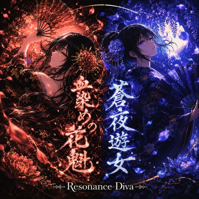 The Blood-Stained Courtesan / Courtesan of the Blue Night Front Cover