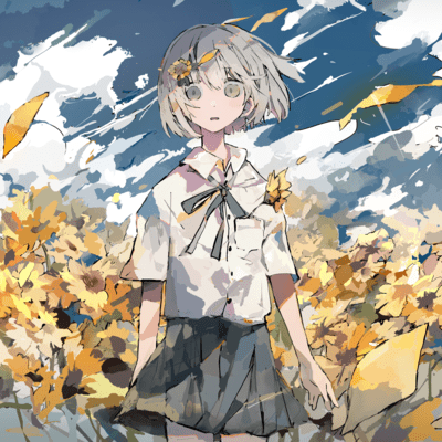 向日葵の手紙 (feat. 鏡音リン)のジャケット写真