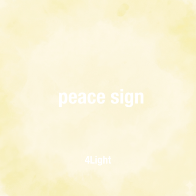 peace sign Front Cover
