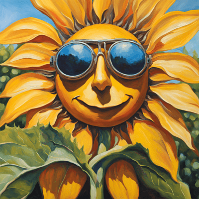 LARGE SUNFLOWER Front Cover