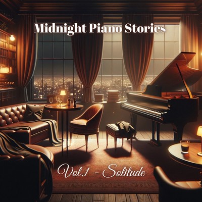 Midnight Piano Stories Vol.1 - Solitude Front Cover
