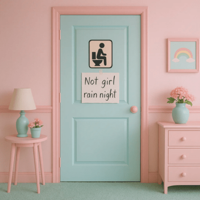 Not girl rain night Front Cover