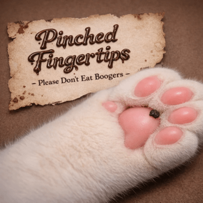 Pinched Fingertips Front Cover