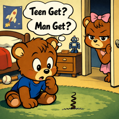 Teen Get? Man Get? Front Cover