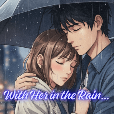 With Her in the Rain... Front Cover