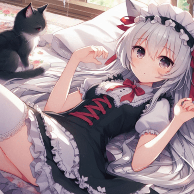 Meow meow Black cat paradox (feat. kuroneko my voice) Front Cover