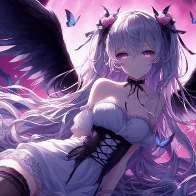The Angel's Wings Are Stained Black (feat. Nobuaki HP, harchan2006 & Luminous Angels) Front Cover
